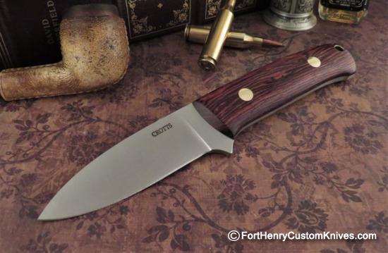 Dan Crotts - Custom Modified Drop Point - Kingwood - Flat Ground
