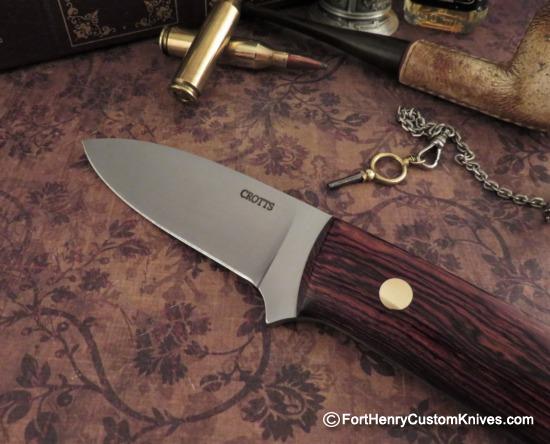 Dan Crotts - Custom Modified Drop Point - Kingwood - Flat Ground - Image 2