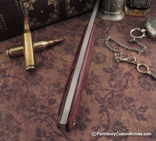 Dan Crotts - Custom Modified Drop Point - Kingwood - Flat Ground - Image 3