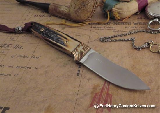 WD Pease - Custom Semi Skinner - Sambar Stag - Mokume - Image 5