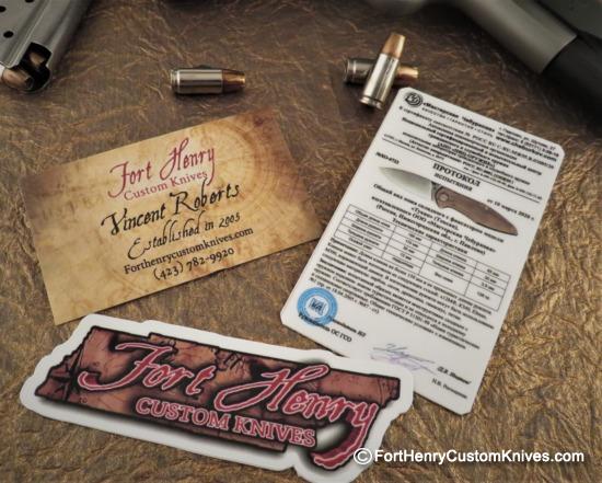 Alexander Cheburkov - Toucan - Copper Shred - Stainless Damascus - Image 9