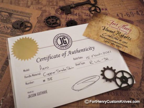 Jason Guthrie - Aero - Copper Snake Skin Carbon Fiber - Image 8