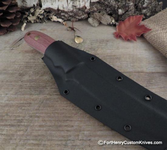 Bob Dozier - Rare Custom Filet Knife - Flat Ground - Canvas Micarta - Image 6
