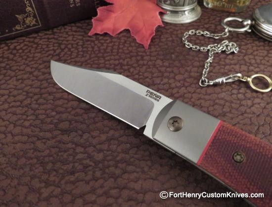 Enrique Pena - X Series - Lanny's Clip - Customized - WWII Micarta - Image 3
