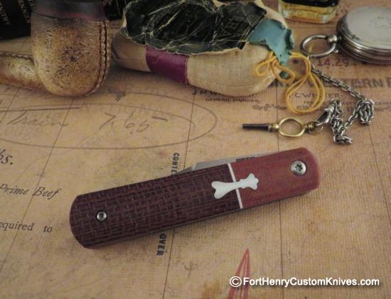 Enrique Pena - Custom Clip Point Barlow - Front Flipper - Image 2