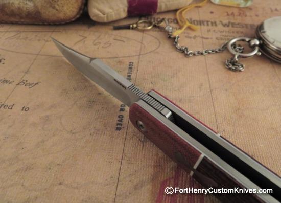 Enrique Pena - Custom Clip Point Barlow - Front Flipper - Image 4