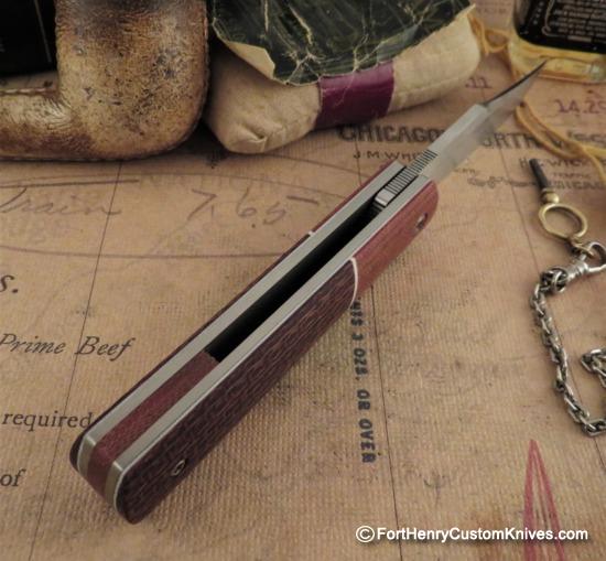 Enrique Pena - Custom Clip Point Barlow - Front Flipper - Image 5