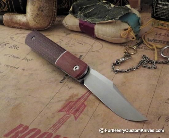 Enrique Pena - Custom Clip Point Barlow - Front Flipper - Image 7