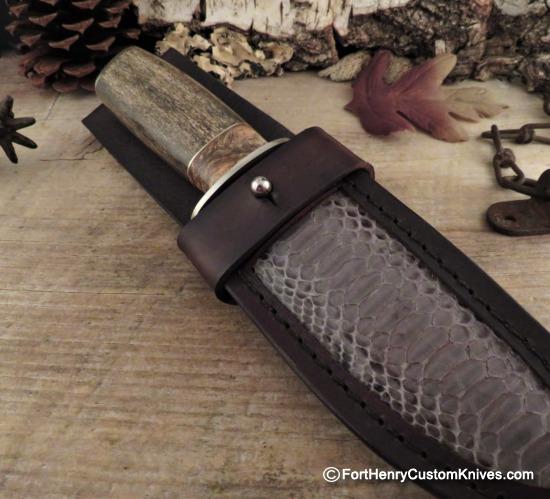 Herb Derr - Gamblers Vest Bowie - Fossilized Mammoth Bone - Image 8