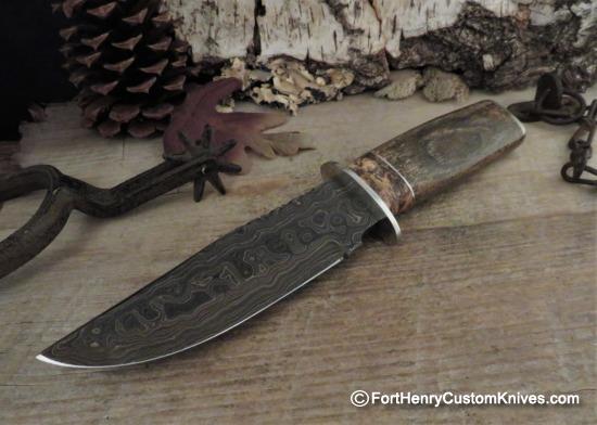 Herb Derr - Gamblers Vest Bowie - Fossilized Mammoth Bone