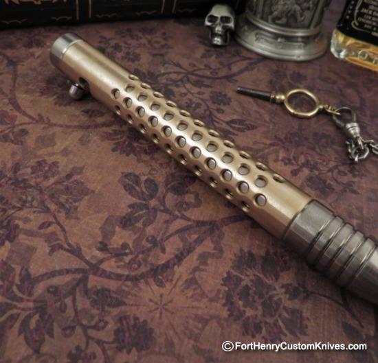 Ramon Chaves - Titanium Bolt Action Pen - Copper / Brass Sleeve - Choice - Image 5