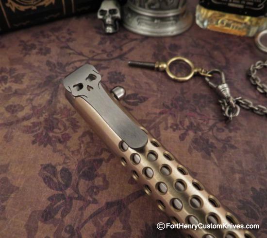 Ramon Chaves - Titanium Bolt Action Pen - Copper / Brass Sleeve - Choice - Image 6