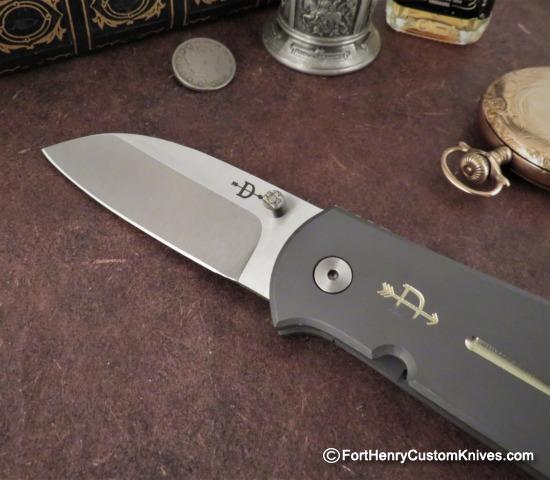 Bob Dozier - Rare Custom Titanium Folder - Wharcliffe - Image 3
