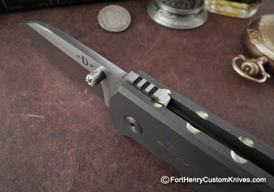 Bob Dozier - Rare Custom Titanium Folder - Wharcliffe - Image 7