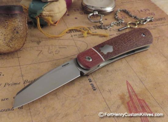 Enrique Pena - Custom Apache - Front Flipper - Burlap Micarta