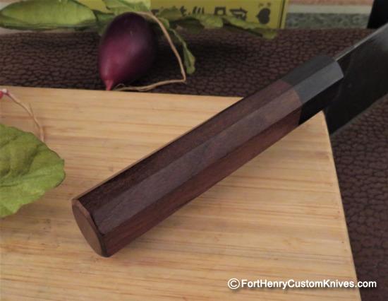 Takeda - Hand Forged Nakiri - Med - Aogami Super Steel - Image 4