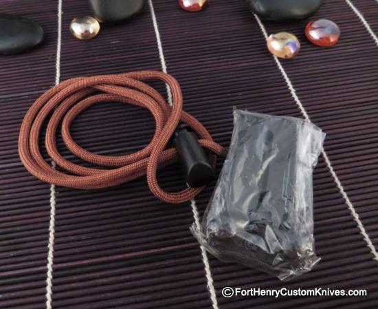 Alan Folts - Custom Drop Point Minimalist - Chili Micarta - Image 6