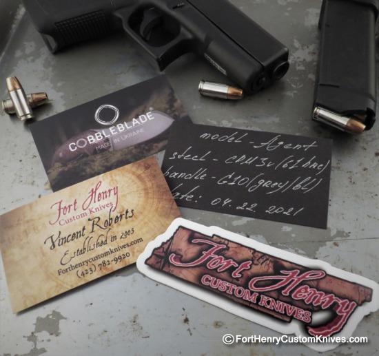 COBBLE Blade - NEW Model - Agent - CPM 3V - G-10 - Image 8