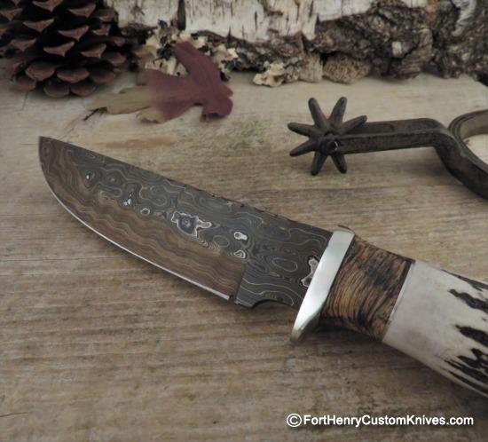 Herb Derr - Hand Forged - XL Straight Back Hunter - Sambar Stag - Image 2