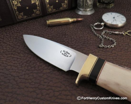 Bob Dozier - Custom Sambar Stag - Clip Point Hunter - Image 2