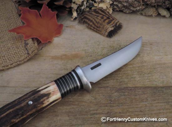 Mike Malosh - Rare Bird N Trout - Hand Forged - Sambar Stag - Image 3