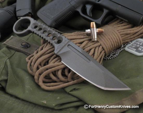 ZU Bladeworx - RONIN - Tactical K-Bit Tanto - Sniper Grey