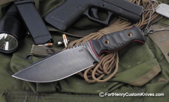 Ken Vehikite / Black Roc Knives - Rare Custom Badger