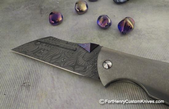 Jeremy Marsh - Wench - Stainless Damascus - MokuTi Accents - Image 2