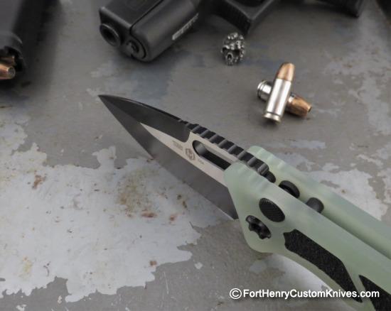 Heretic Knives - L.E. Medusa Auto - Jade G-10 - Elmax - Blade Choice - Image 3