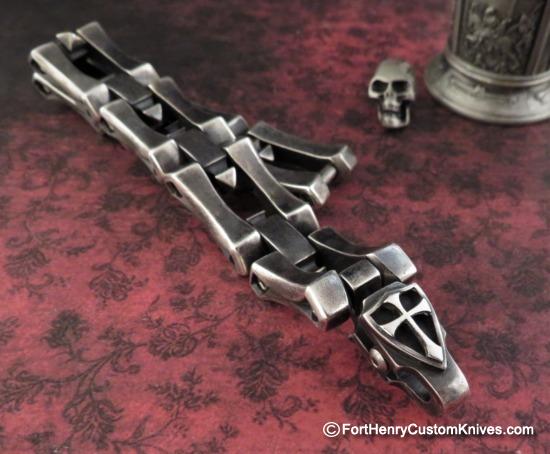 steel flame bracelet