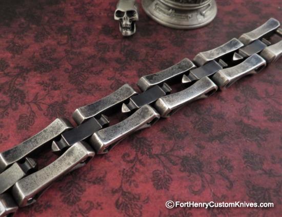 steel flame bracelet