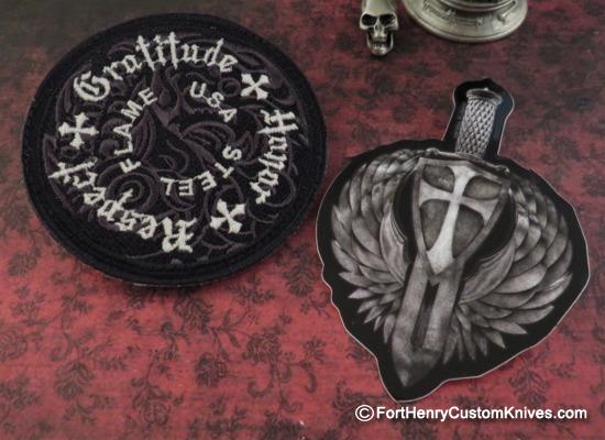 Steel Flame - Crusader Cross Bracelet - Image 6