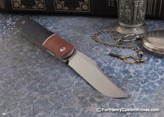 Enrique Pena - Custom Clip Point Barlow - Front Flipper - Image 7