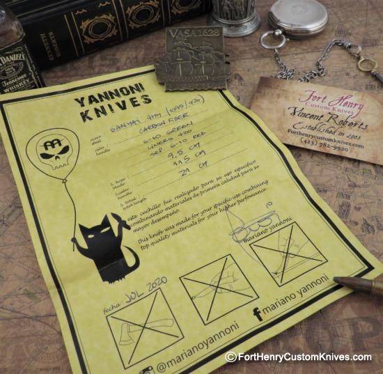Mariano Yannoni - Hand Forged Friction Folder - CAS San Mai Blade - Image 8
