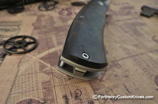 Jared Oeser - Native Flipper - WW II Rag Micarta - Image 9