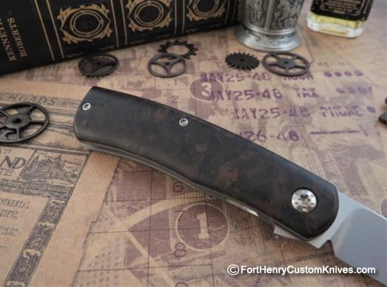 Jared Oeser - Native Flipper - WW II Rag Micarta - Image 11