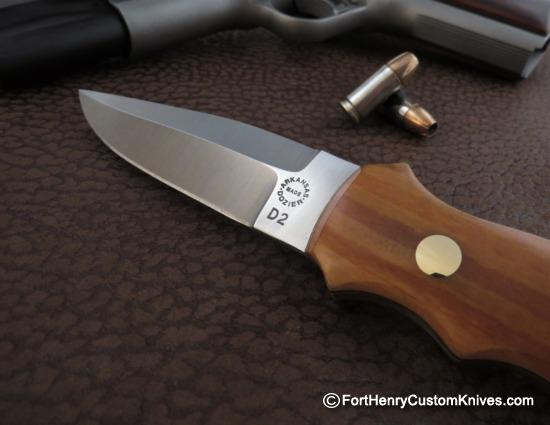 Bob Dozier - Custom Arkansas Toothpick - Vintage Linen Micarta - Image 2