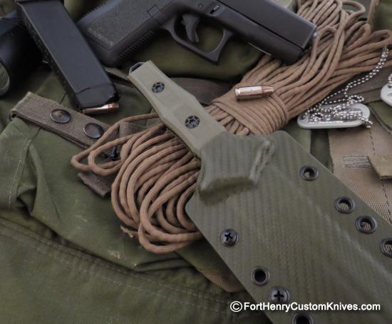 Heretic Knives - Nephilim - D.E. Dagger - Green / Green - Image 7