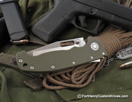 Andrew Demko - AD20 - CPM 20CV - Duplex Grind - OD Green - Image 2