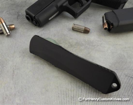 Heretic Knives - Manticore E Bowie OTF - Black/Jade - Elmax - Image 2