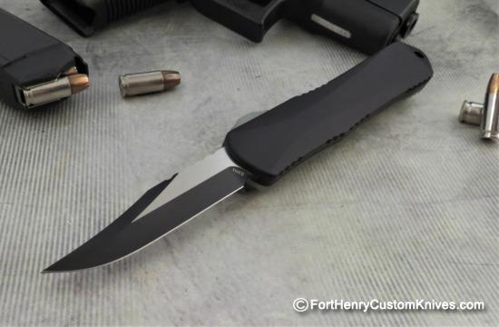 Heretic Knives - Manticore E Bowie OTF - Black/Jade - Elmax