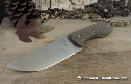 Matt Caldwell -  Model 2/5 Ltd - Green Canvas Micarta - Discontinued