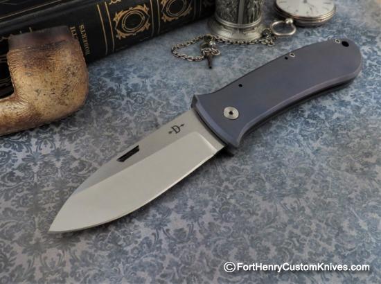 Bob Dozier - RARE Custom Folding Hunter - Slip Joint - D2