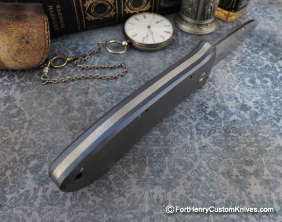 Bob Dozier - RARE Custom Folding Hunter - Slip Joint - D2 - Image 5