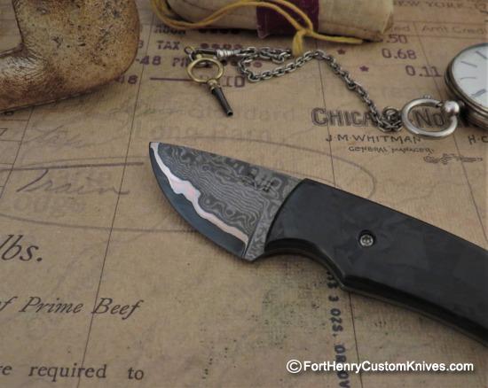 Raymond Johnson - Custom Buckshot - Dion Damascus - Copper Ribbon - Image 2