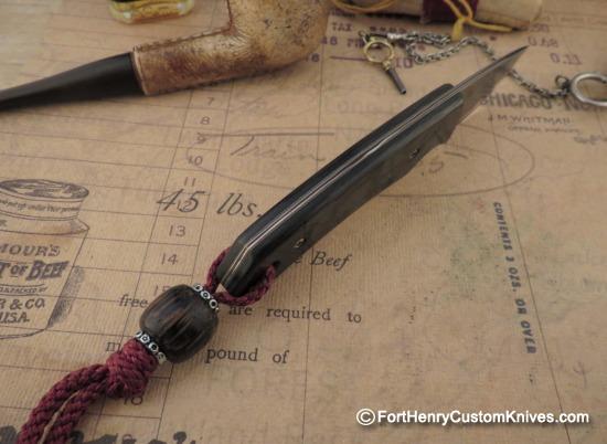 Raymond Johnson - Custom Buckshot - Dion Damascus - Copper Ribbon - Image 3