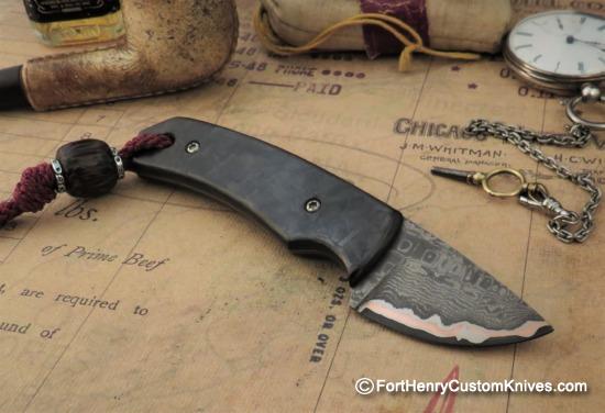 Raymond Johnson - Custom Buckshot - Dion Damascus - Copper Ribbon - Image 6
