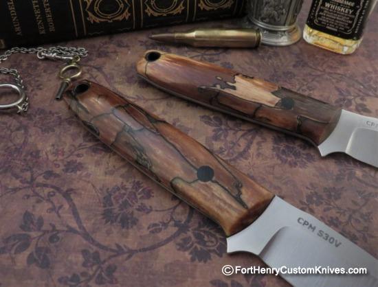 Dan Crotts - New Model - Presentation Splinter Picker - Spalted Ash - S30V - Choice - Image 6