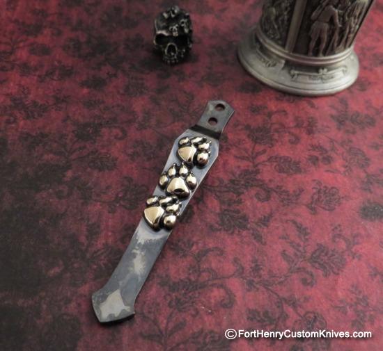 Steel Flame - 3D Triple Paw Narrow 2-Hole Clip