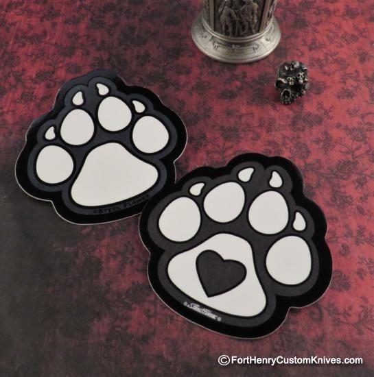 Steel Flame - 3D Triple Paw Narrow 2-Hole Clip - Image 3